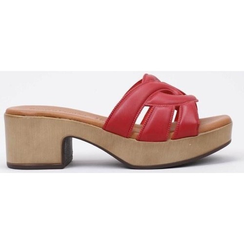 Zapatos Mujer Zuecos (Clogs) Sandra Fontan LUXOR Rojo