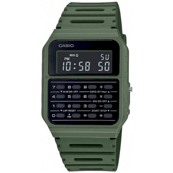 Relojes & Joyas Hombre Relojes mixtos analógico-digital Casio Reloj  Calculadora Unisex Caucho Verde Multicolor