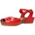 Zapatos Mujer Sandalias YOKONO MONACO-003 Rojo