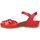Zapatos Mujer Sandalias YOKONO MONACO-003 Rojo