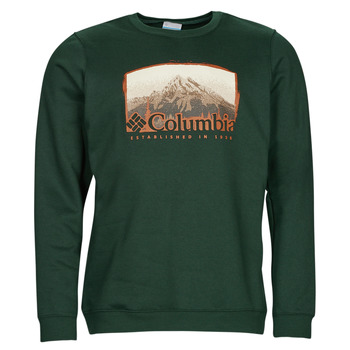 textil Hombre Sudaderas Columbia Hart Mountain  Graphic Crew Verde