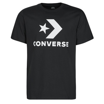 textil Hombre Camisetas manga corta Converse GO-TO STAR CHEVRON TEE Negro