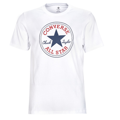 textil Camisetas manga corta Converse GO-TO CHUCK TAYLOR CLASSIC PATCH TEE Blanco