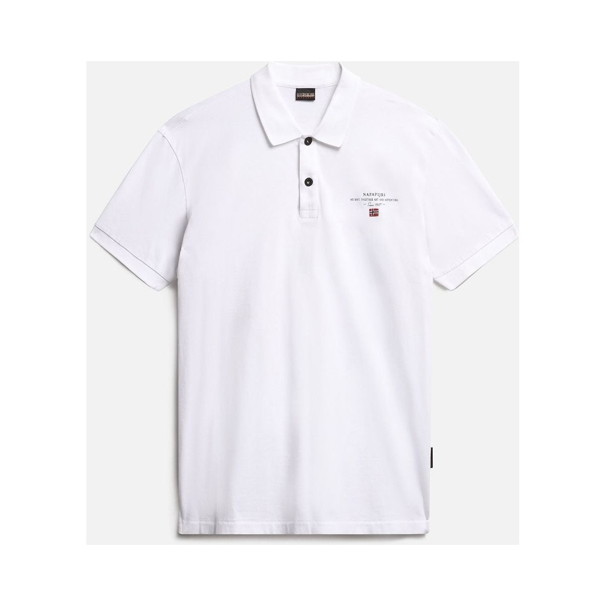 textil Hombre Tops y Camisetas Napapijri ELBAS JERSEY - NP0A4GB4-002 BRIGHT WHITE Blanco