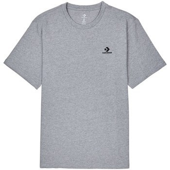 textil Hombre Camisetas manga corta Converse Embroidered Star Chevron Tee Gris