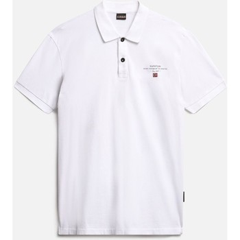 textil Hombre Tops y Camisetas Napapijri ELBAS JERSEY - NP0A4GB4-002 BRIGHT WHITE Blanco