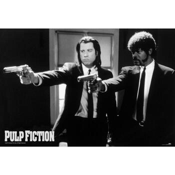 Casa Afiches / posters Pulp Fiction TA8213 Negro