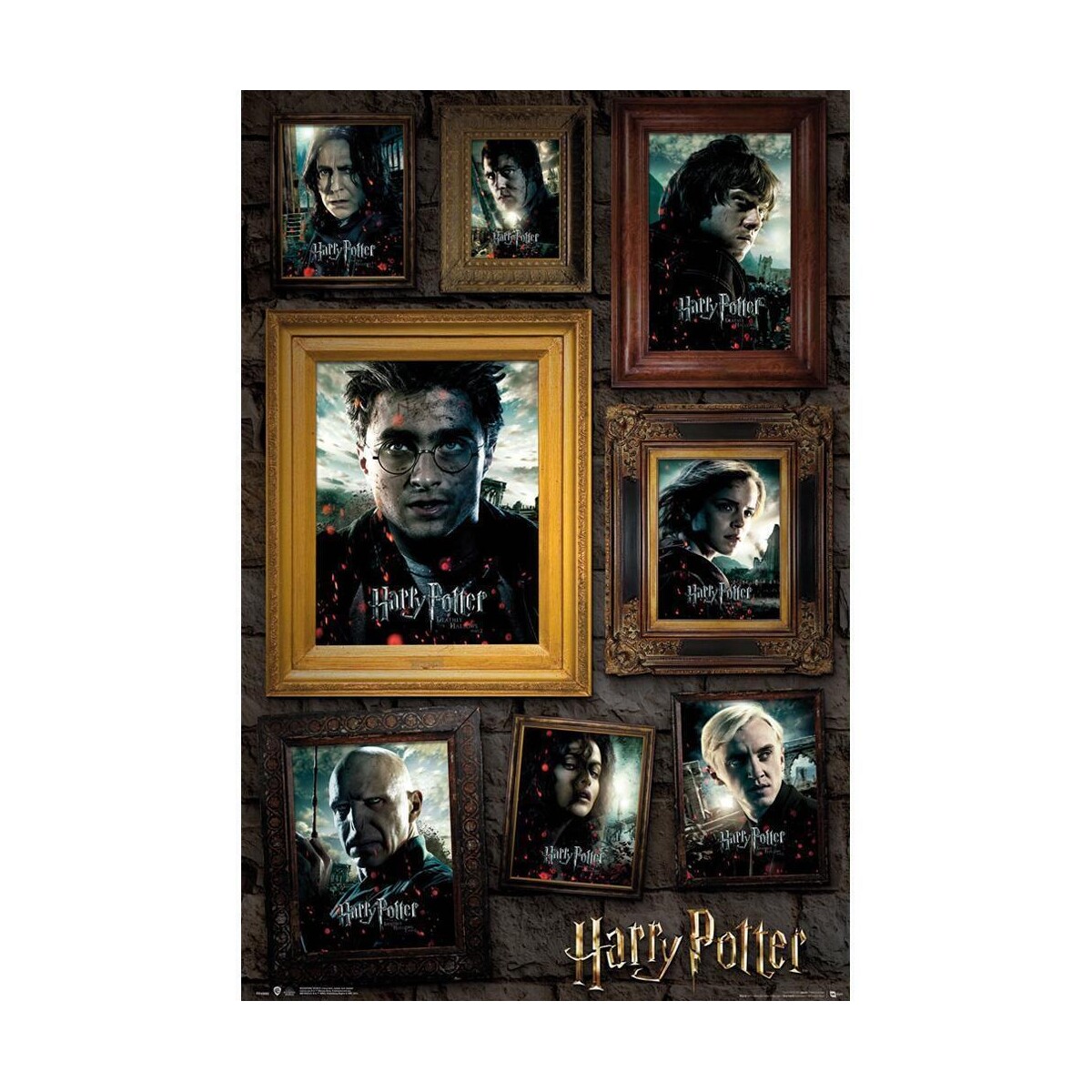Casa Afiches / posters Harry Potter TA8354 Negro