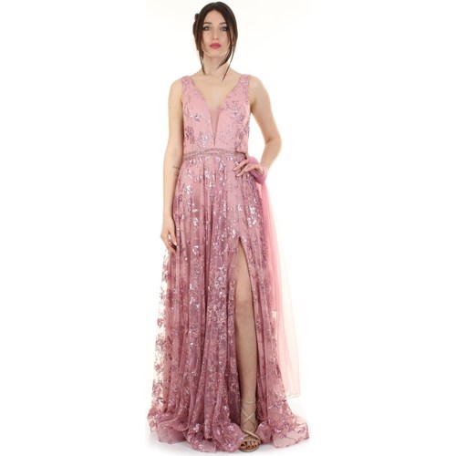 textil Mujer Vestidos largos Impero Couture BU25621-2 Violeta