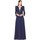textil Mujer Vestidos largos Impero Couture AJ3025 Azul