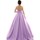 textil Mujer Vestidos largos Impero Couture KB16002 Violeta