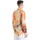 textil Hombre Camisas manga larga Bicolore 3327-LAPIZ Naranja