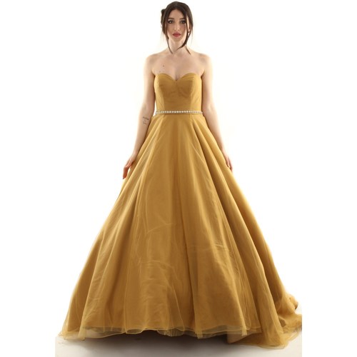 textil Mujer Vestidos largos Impero Couture KB16002 Oro