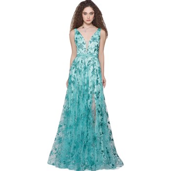 textil Mujer Vestidos largos Impero Couture BU25621-2 Verde