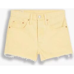 textil Mujer Shorts / Bermudas Levi's 56327 0247 - 501 SHORT-YD BOTANICAL SRT GARDENIA Amarillo