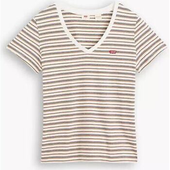 textil Mujer Tops y Camisetas Levi's ZZ 85341 0030 - PERFECT VNECK-tallulah CAVIAR multicolore