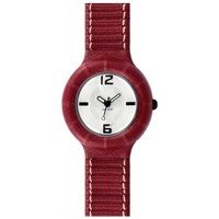 Relojes & Joyas Mujer Relojes mixtos analógico-digital Hip Hop Reloj  Leather burgundy - 32 mm Multicolor