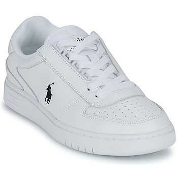 Zapatos Zapatillas bajas Polo Ralph Lauren POLO CRT PP-SNEAKERS-LOW TOP LACE Blanco / Negro