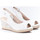 Zapatos Mujer Sandalias Mandarina Shoes Cuñas de Novia Mandarina Julia Blanco Blanco