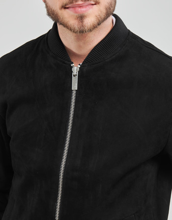 Selected SLHARCHIVE BOMBER SUEDE Negro