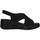 Zapatos Mujer Sandalias Enval 1782900 Negro
