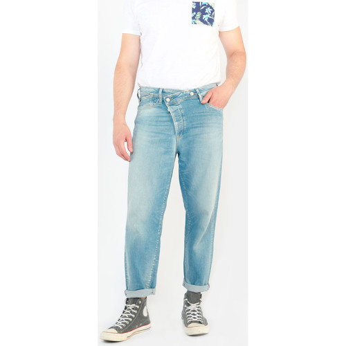 textil Hombre Vaqueros Le Temps des Cerises Jeans loose, ancho , 7/8 Azul