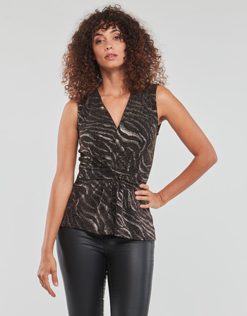 textil Mujer Tops / Blusas Morgan DBAM Negro / Oro