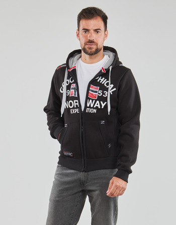 textil Hombre Sudaderas Geographical Norway FLAG Negro