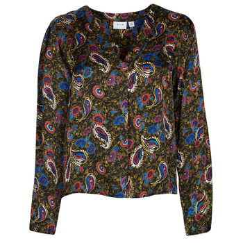 textil Mujer Camisas Vila VISURINA V-NECK L/S TOP/ Multicolor