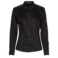 textil Mujer Camisas Guess LS CATE SHIRT Negro