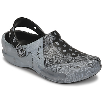 Zapatos Zuecos (Clogs) Crocs BISTRO GRAPHIC CLOG Gris / Negro