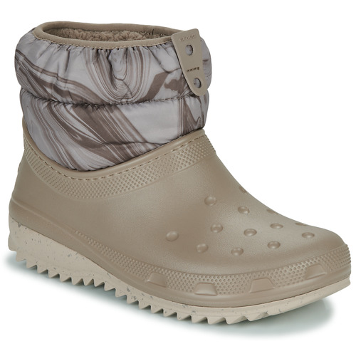 Zapatos Mujer Botas de nieve Crocs CLASSIC NEO PUFF SHORTY BOOT W Beige