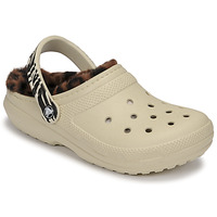 Zapatos Mujer Zuecos (Clogs) Crocs CLASSICLINEDANIMALREMIXCLOG Beige / Animal