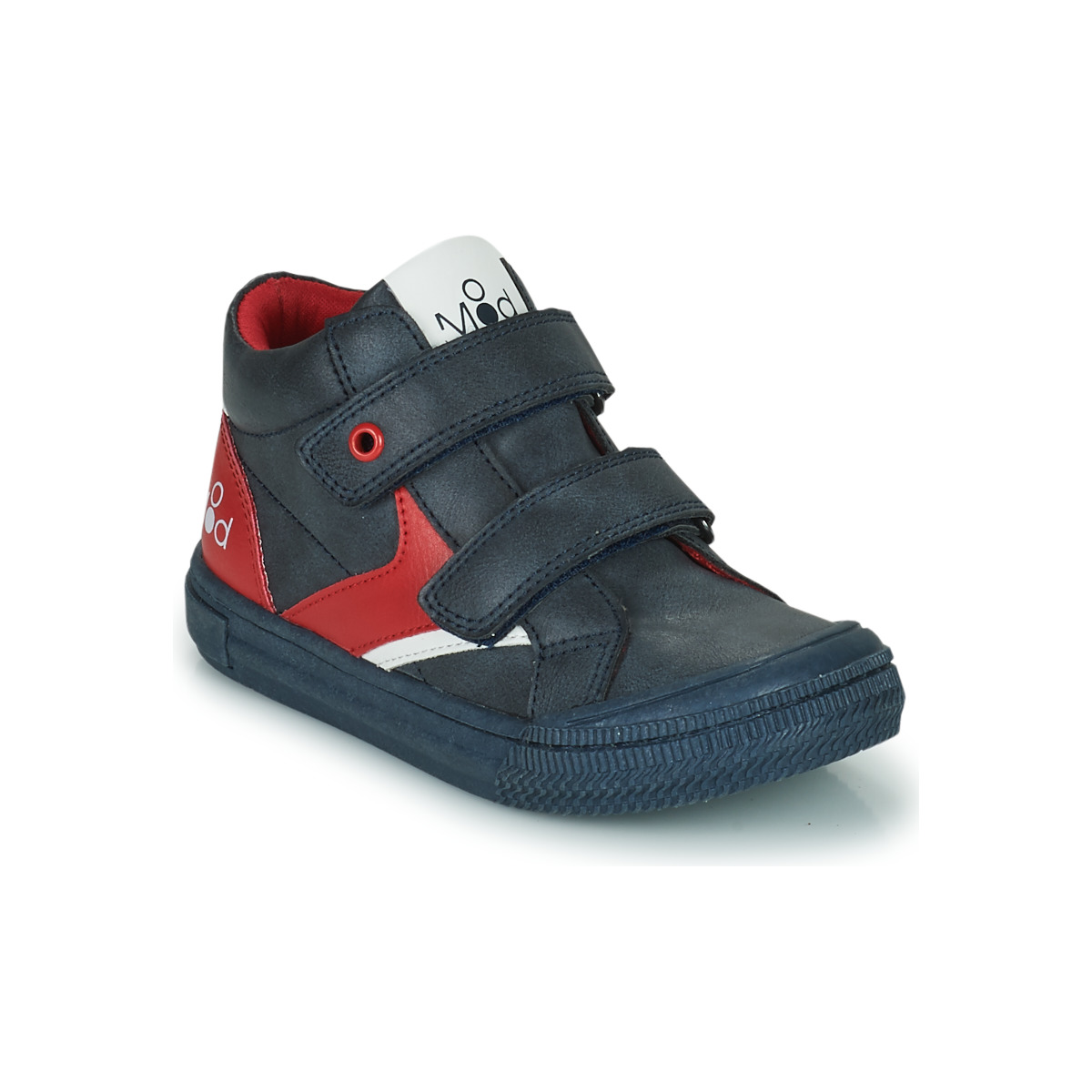 Zapatos Niño Zapatillas altas Mod'8 TIFUN Gris / Rojo