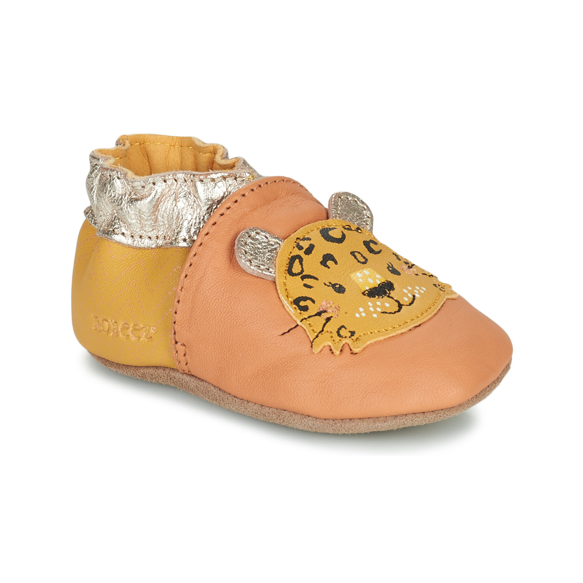 Zapatos Niña Pantuflas para bebé Robeez LEOPARDO Camel