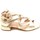 Zapatos Mujer Sandalias Angari 44253-33 Oro