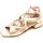 Zapatos Mujer Sandalias Angari 44253-33 Oro