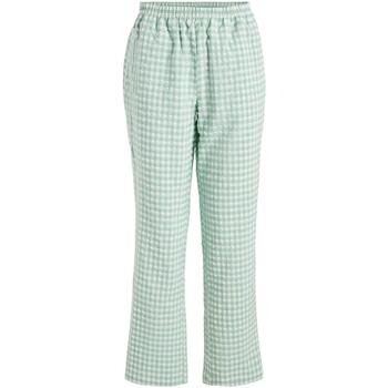 textil Mujer Pantalones Vila VIGINGSIE HW PANTS Grayed Jade Verde