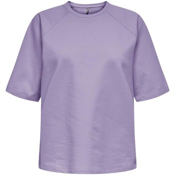 textil Mujer Tops y Camisetas Only ONLDREAMER LIFE UNB KEY S/S TOP Violeta