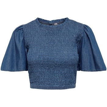 textil Mujer Camisetas manga corta Jacqueline De Yong 15261338 Azul