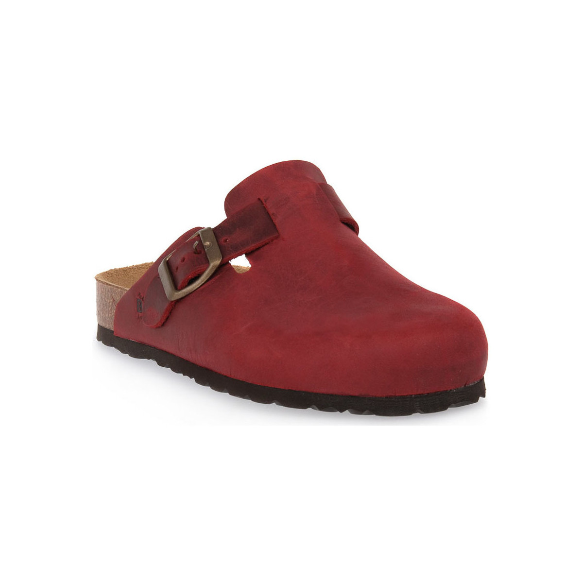 Zapatos Zuecos (Mules) Bioline 1900 ROSSO INGRASSATO Rojo