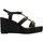 Zapatos Mujer Sandalias Apepazza S2LUCK01/LEA Negro