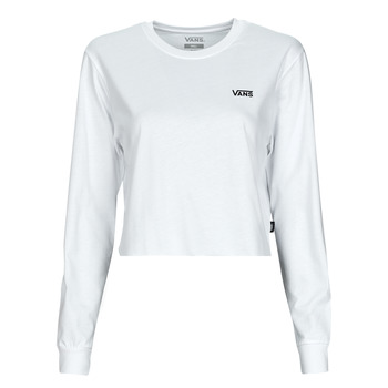 textil Mujer Camisetas manga larga Vans JUNIOR V LS CROP Blanco