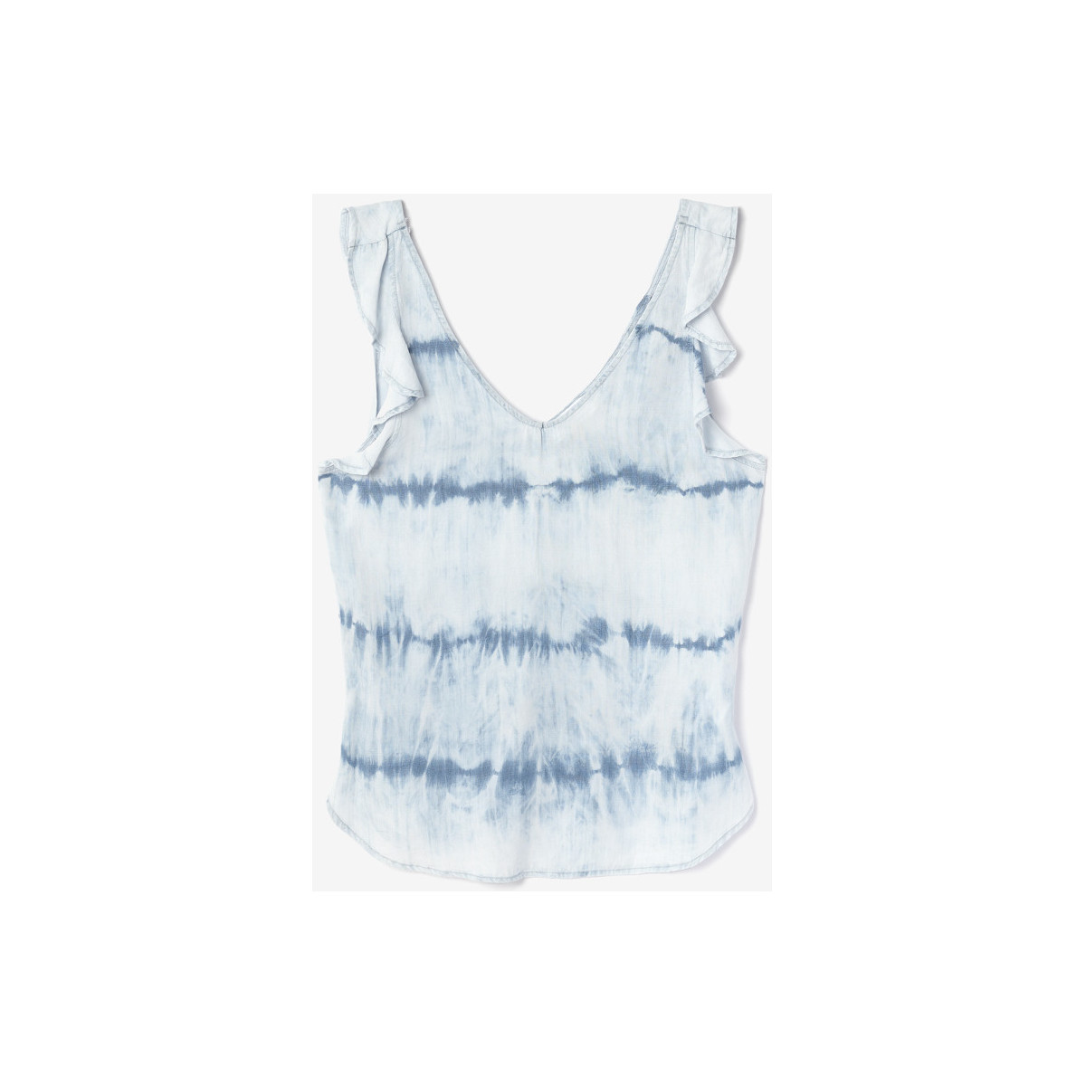 textil Mujer Camisetas sin mangas Le Temps des Cerises Top PAPAS Azul