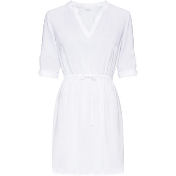 textil Mujer Vestidos Lascana Vestido de verano con mangas a media pierna Powder Blanco
