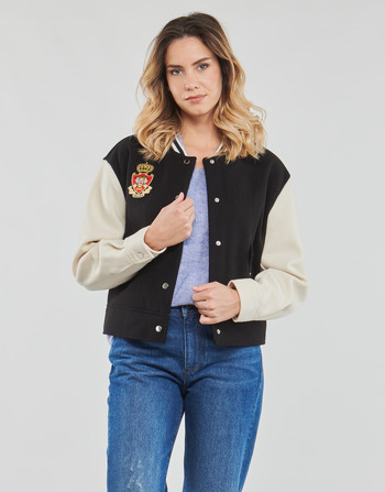 textil Mujer Chaquetas / Americana Only ONLWEMBLEY L/S COLLEGE JACKET CC PNT Negro / Blanco