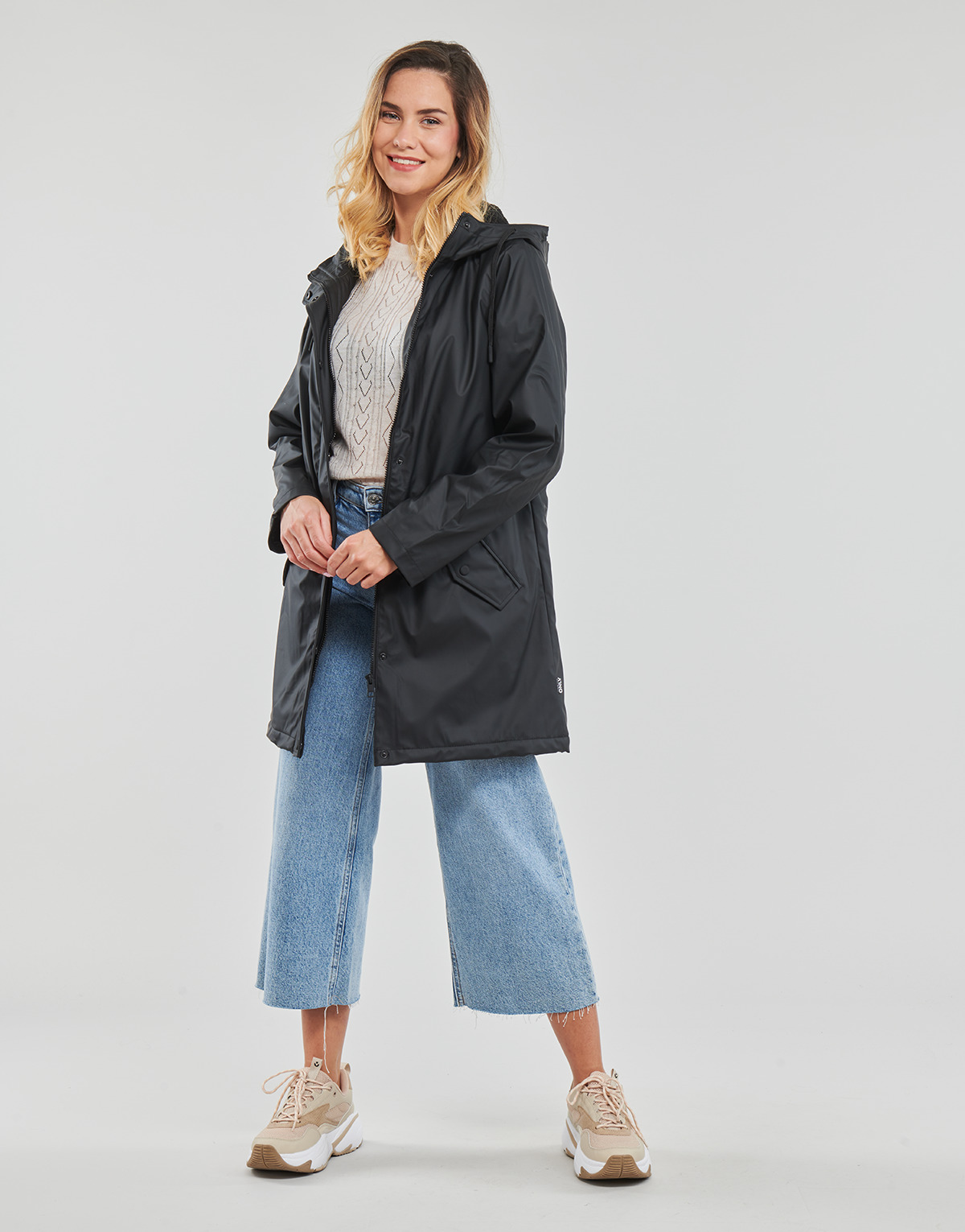 textil Mujer Parkas Only ONLSALLY RAINCOAT OTW NOOS Negro