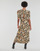 textil Mujer Vestidos largos Only ONLAVRIL FR 2/4 SLIT CALF DRESS Multicolor