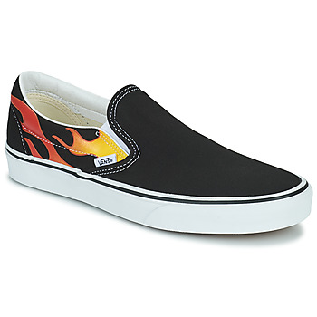 Zapatos Hombre Slip on Vans CLASSIC SLIP-ON FLAM Negro / Rojo