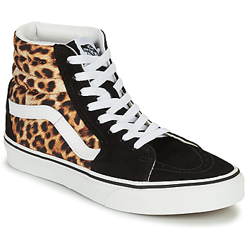 Zapatos Mujer Zapatillas altas Vans UA SK8-Hi Negro / Leopardo
